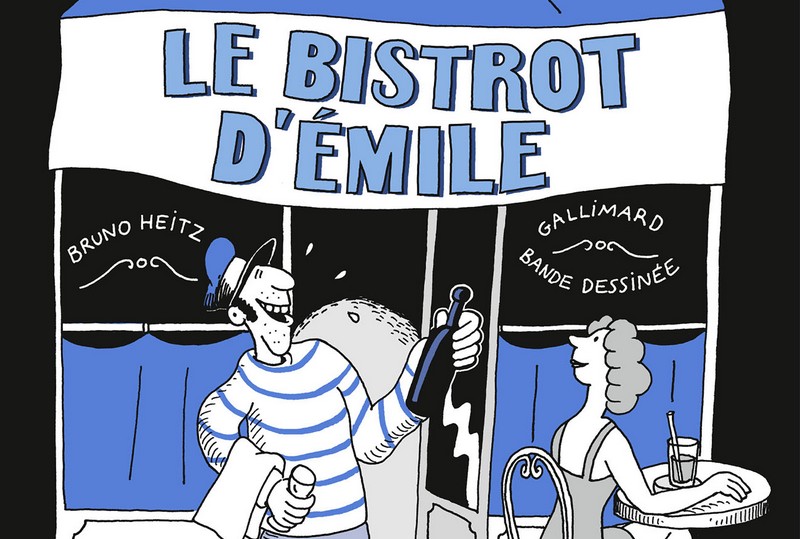 le-bistrot-d-emile Le bistrot d'Emile : Bruno Heitz croque la vie d'un petit bourg de province